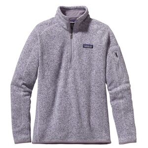 Patagonia Smokey Purple Quarter-Zip Fleece Pullover